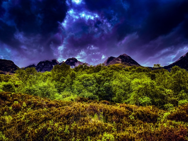 Auf Skye am Bl&aacute; Bheinn Car Park