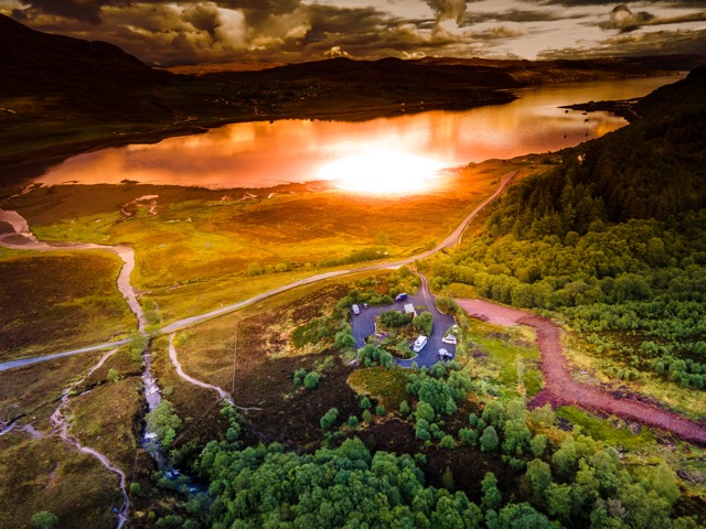 Auf Skye am Bl&aacute; Bheinn Car Park